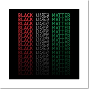 Black Lives Matter Flag Posters and Art